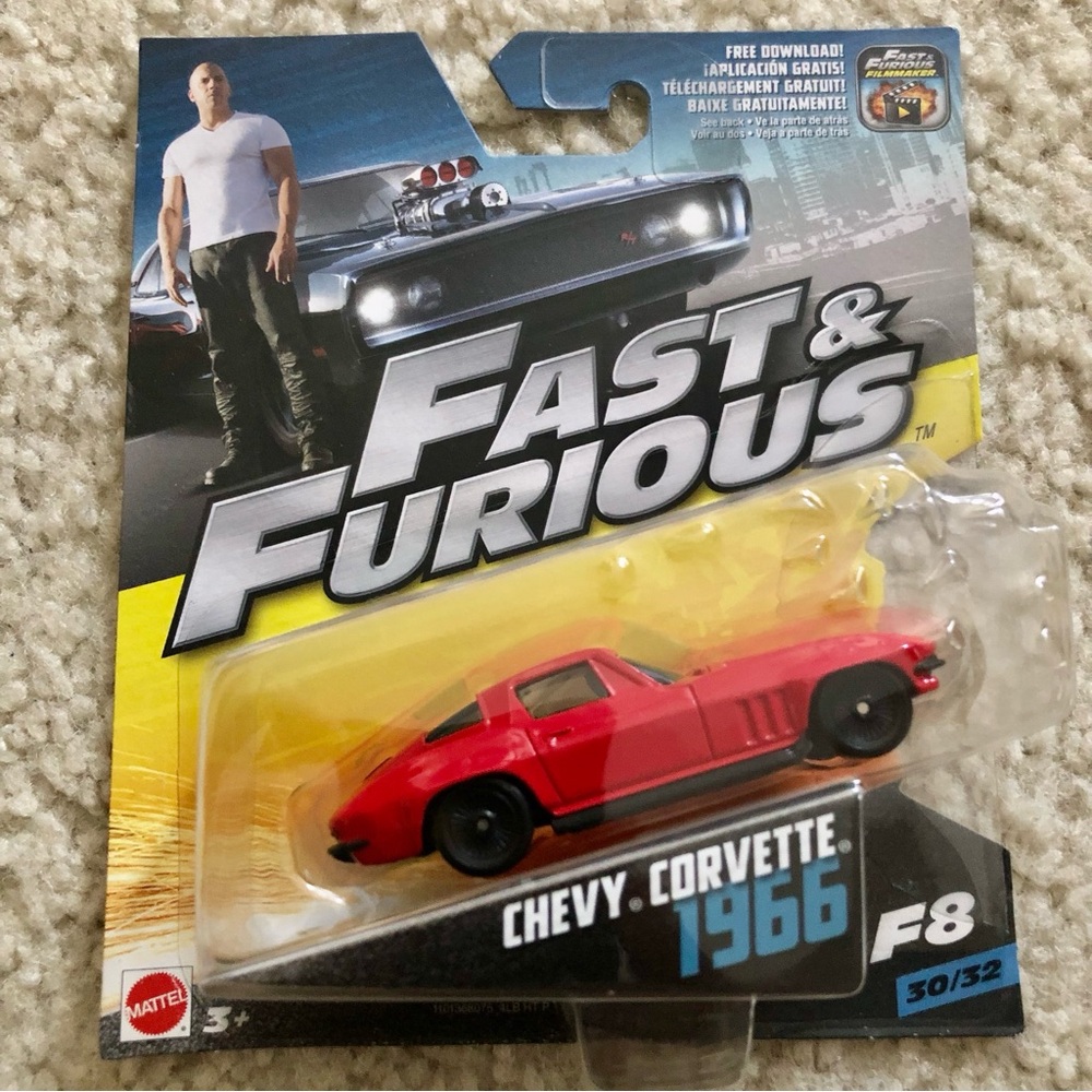 Mattel 1:55 Fast & Furious 1966 Chevy Corvette